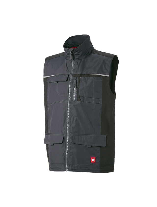 Gilets de travail: e.s. Gilet City + gris/noir 2