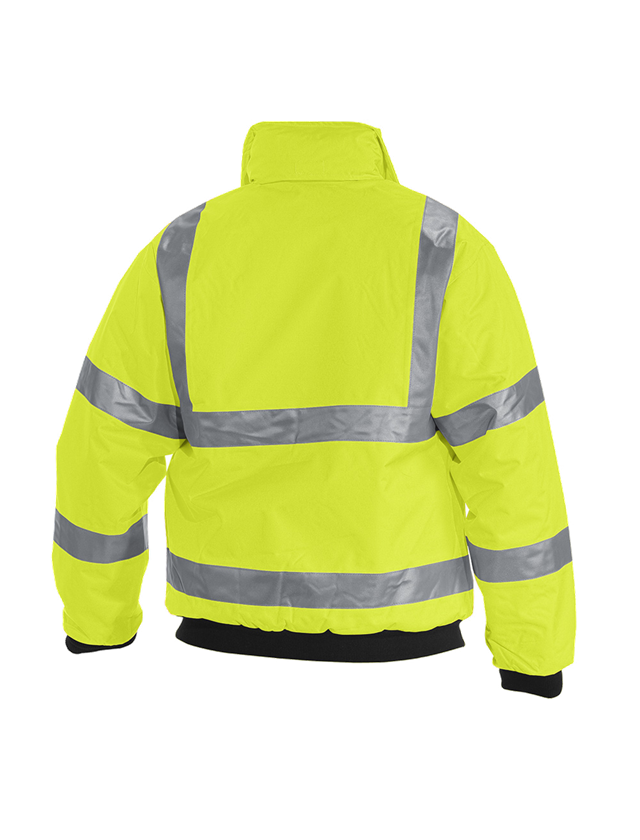 Vestes de travail: STONEKIT Blouson aviateur de signalisation + jaune fluo 1