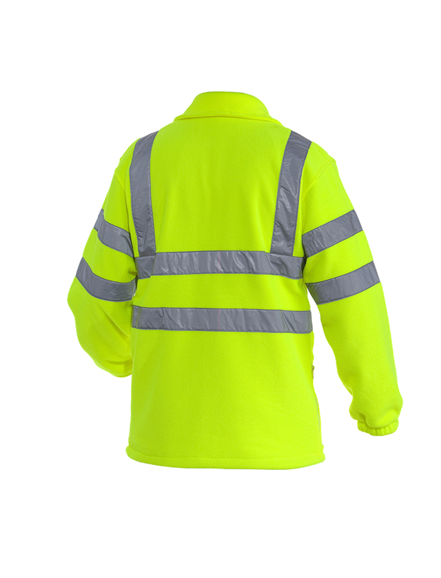 Vestes de travail: STONEKIT Veste de signalisation laine polaire + jaune fluo 1