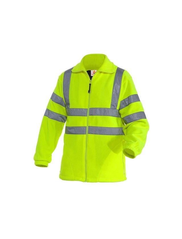 Vestes de travail: STONEKIT Veste de signalisation laine polaire + jaune fluo