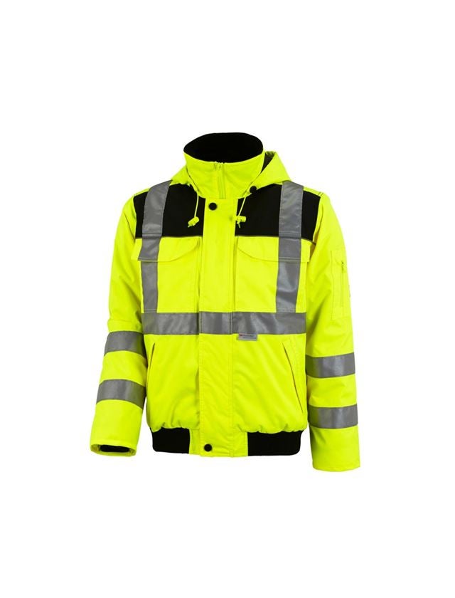 Jacken: Warnschutz-Pilotenjacke e.s.image + warngelb 2
