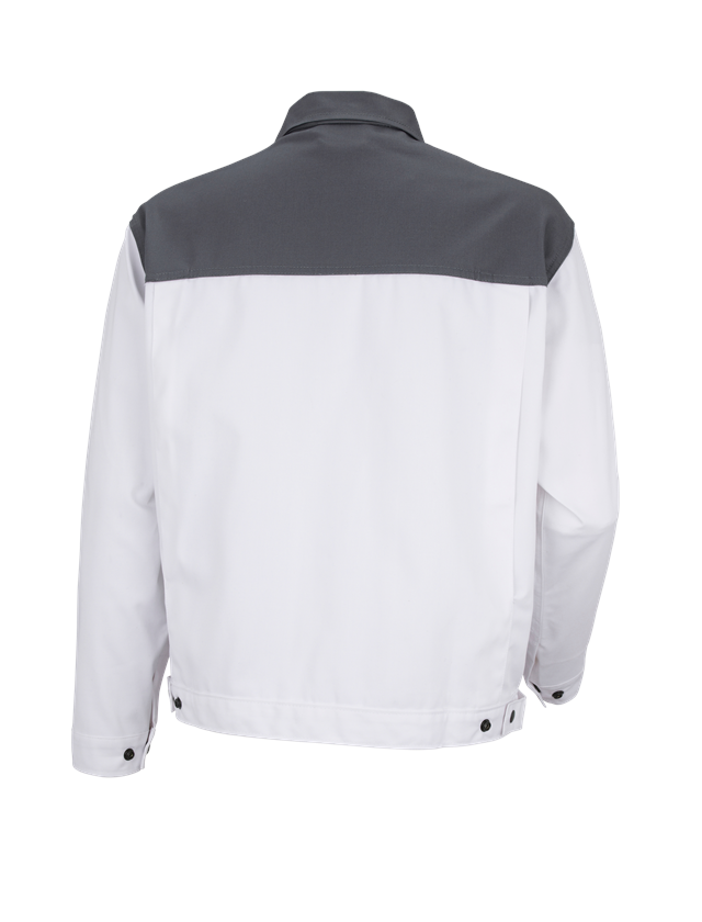 Vestes de travail: STONEKIT Veste de travail Odense + blanc/gris 1