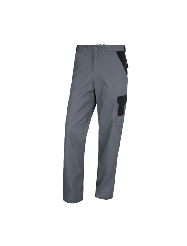 Pantalons de travail: STONEKIT Pantalon à taille élastique Odense + gris/noir