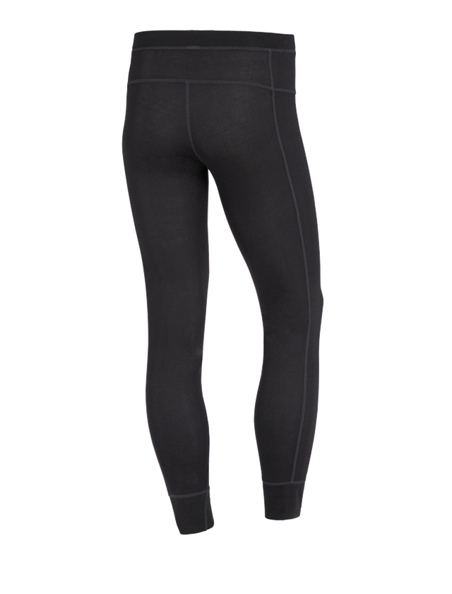 Unterwäsche | Thermokleidung: e.s. Funktions-Long Pants basis-light + schwarz 2