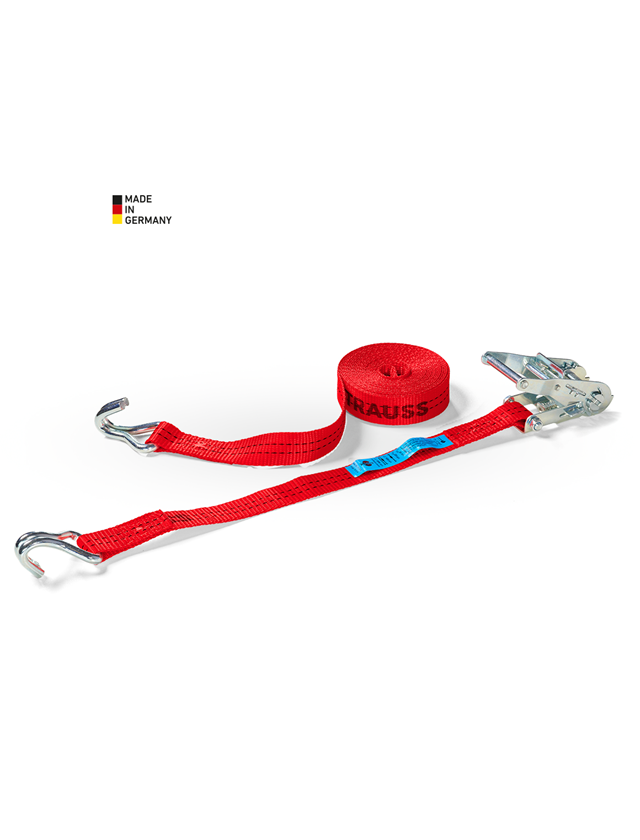 Offres du mois: Sangle d'arrimage., 2 pcs avec cliquet + crochet