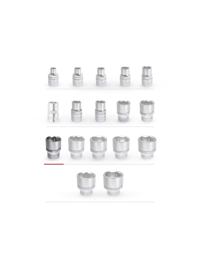 Steckschlüssel: e.s. Steckschlüssel-Einsatz 3/8 6-kant