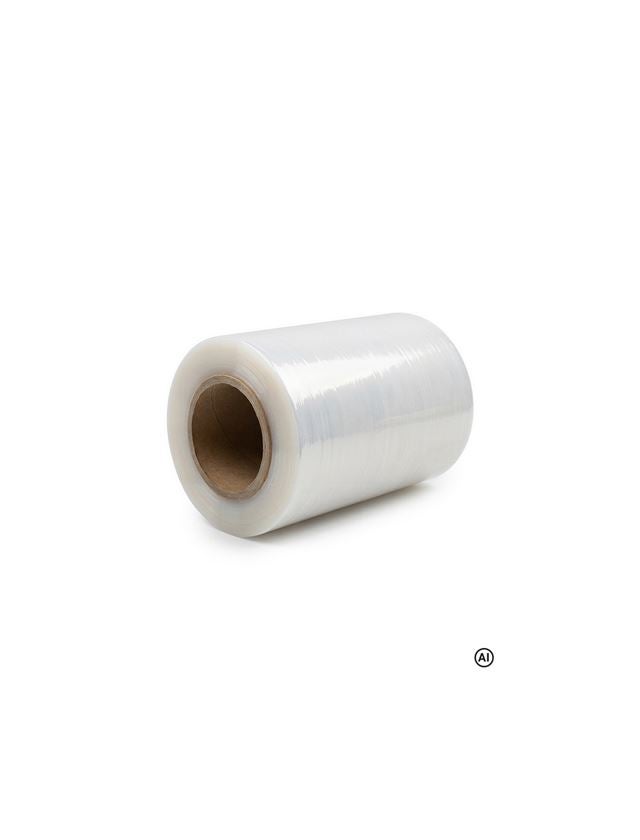 KI-generiert / modifiziert - Stretchfolien: Mini-Stretch-Folie + transparent