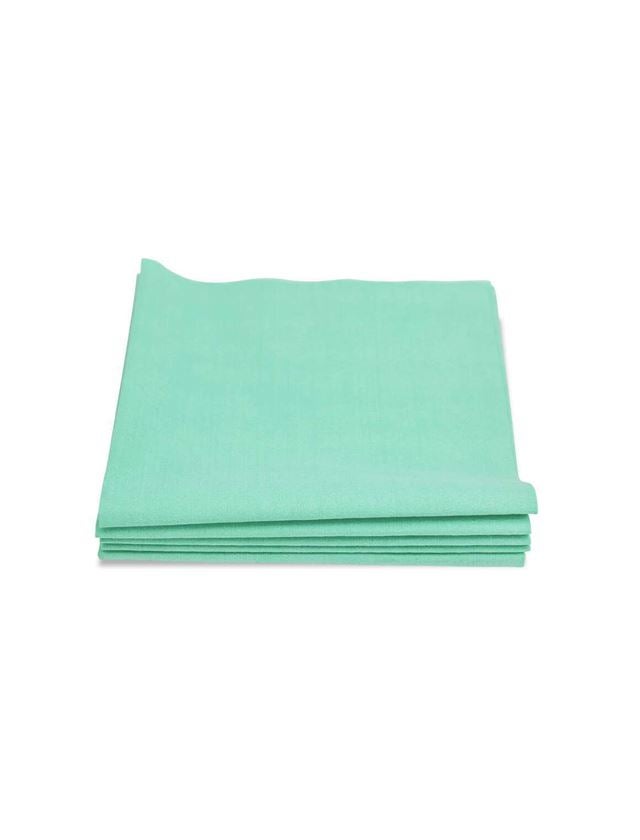 Betriebsbedarf: Microfasertücher Professional, 5er Pack + grün