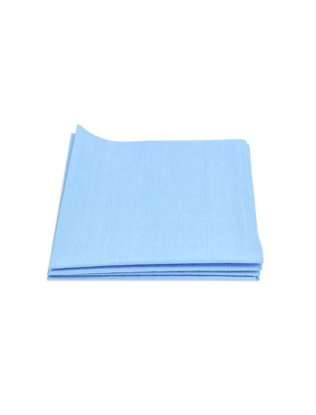 Betriebsbedarf: Microfasertücher Professional, 5er Pack + blau