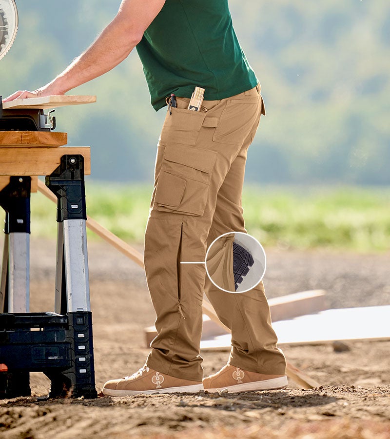 Pantalon à taille élast. ripstop