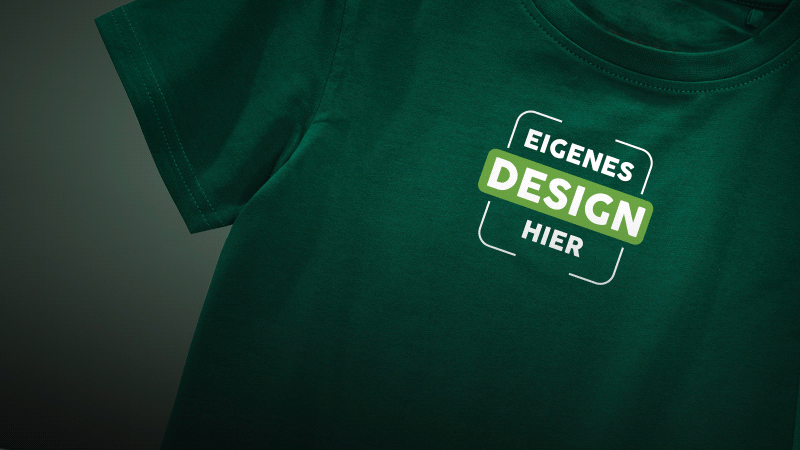 Sweatshirt mit Druck- und Stickveredelung