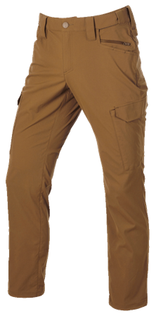 Pantalon à taille élast. e.s.t:aktik light ripstop, brun désert