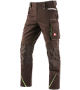 Pantalon à taille élastique e.s.motion 2020, marron / vert d'eau