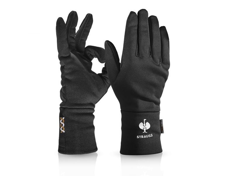 Hlavní náhled, Pracovní ochrana, e.s. Rukavice FIBERTWIN® thermo stretch, černá