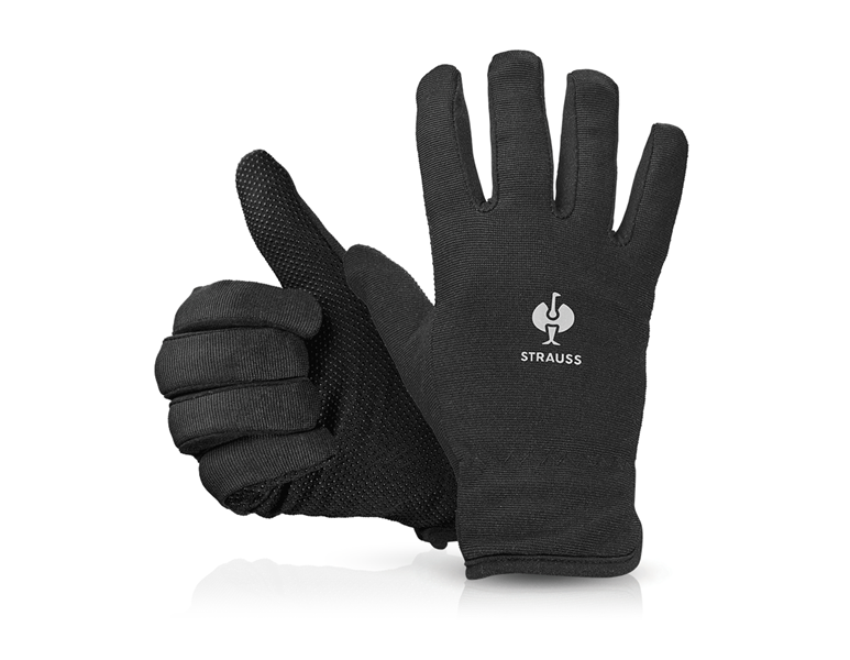Hlavní náhled, Nopkům z PVC, e.s. Zimní rukavice Fleece Comfort, černá