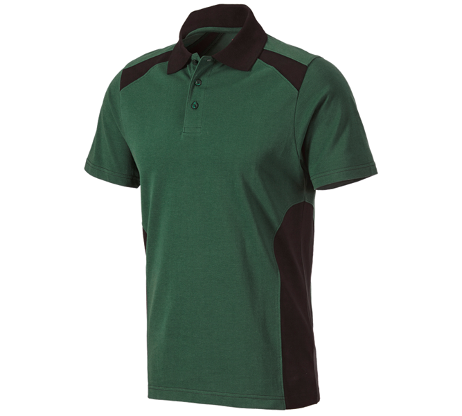 Hlavní náhled, Polo trička, Polo-Tričko cotton e.s.active, zelená/černá