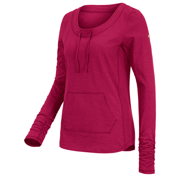 Hlavní náhled, Ženy, e.s. Longsleeve cotton slub, dámské, lesní plody