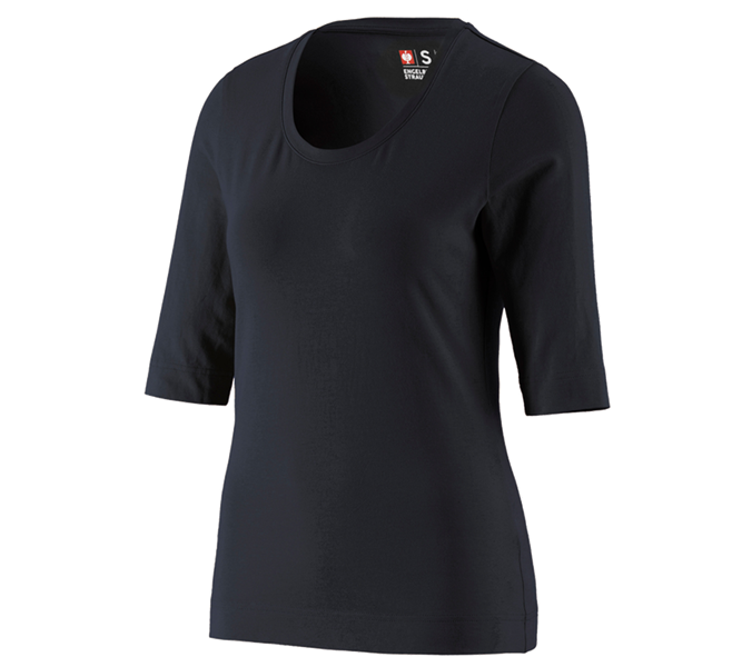 Hlavní náhled, Gastro | Kuchaře | Číšníky, e.s. Tričko s 3/4 rukávy cotton stretch, dámské, černá