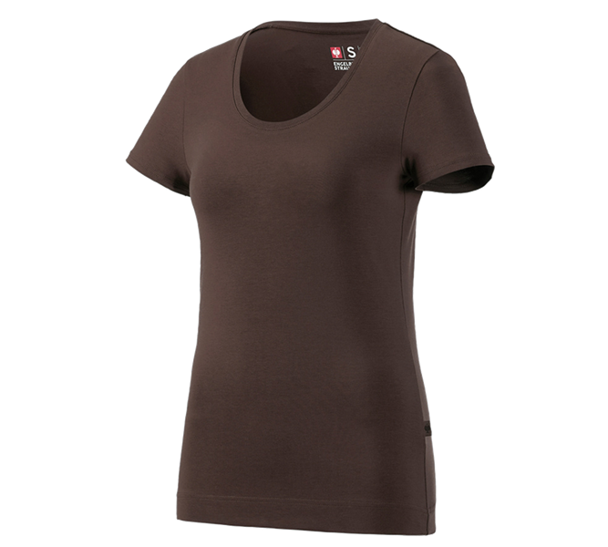 Hlavní náhled, Gastro | Kuchaře | Číšníky, e.s. Tričko cotton stretch, dámské, kaštan