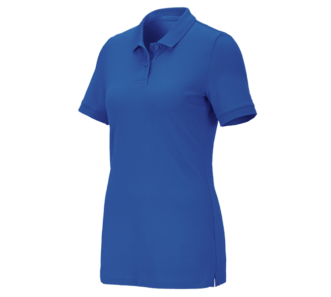 Hlavní náhled, Basics, e.s. Pique-Polo cotton stretch, dámské, enciánově modrá