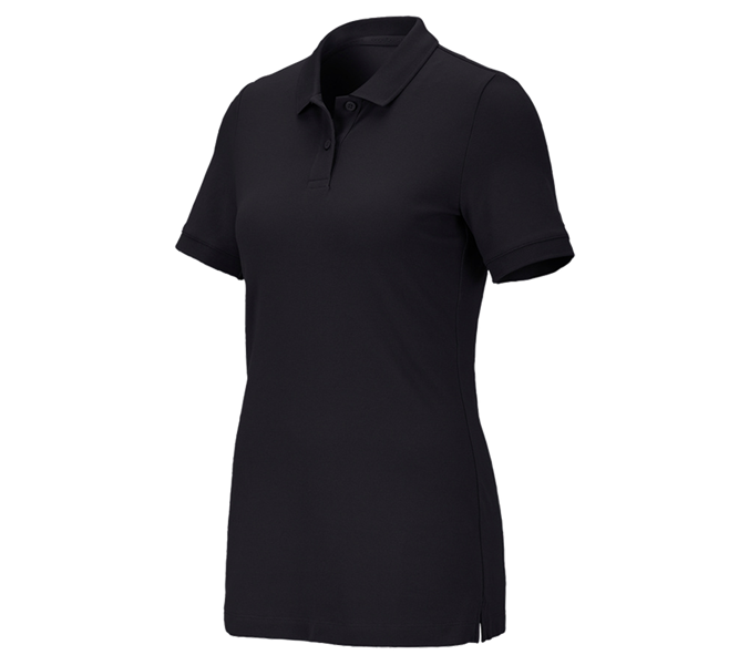 Hlavní náhled, Gastro | Kuchaře | Číšníky, e.s. Pique-Polo cotton stretch, dámské, černá