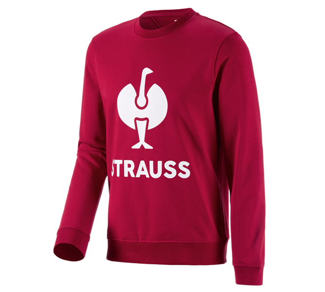 Hlavní náhled, Sweats | Hoodies, Mikina e.s.motion 2020, ohnivě červená/bílá