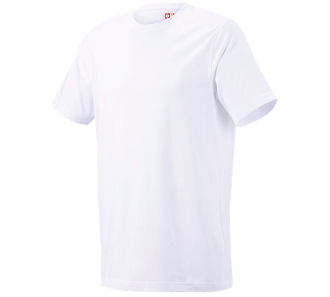 Hlavní náhled, Zdravotnické, e.s. Tričko cotton, long fit, bílá