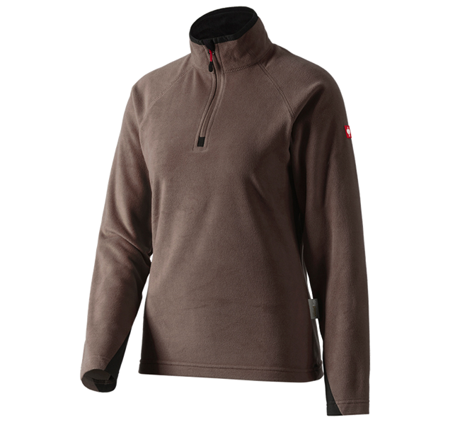 Hlavní náhled, Basics, Dámský microfleecový troyer dryplexx® micro, kaštan