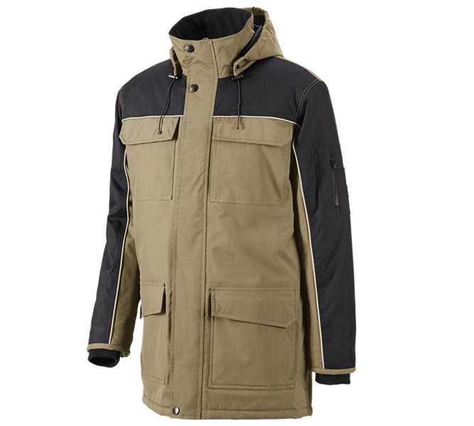 Hlavní náhled, Zimní bundy, Parka e.s.image, khaki/černá