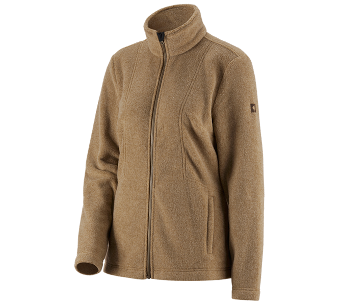 Hlavní náhled, Oděvy, Dámská fleecová bunda e.s.vintage, sépiová melanž