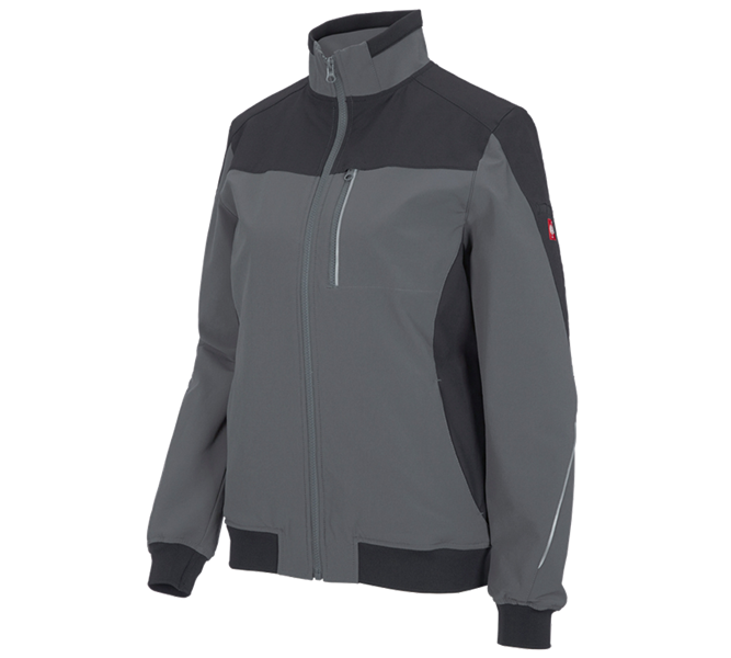 Hlavní náhled, Pracovní bundy, Funkční bunda do pasu e.s.dynashield, dámské, cement/grafit