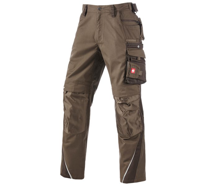 Hlavní náhled, Truhlář / Stolař, Kalhoty do pasu e.s.motion, lískový oříšek/kaštan