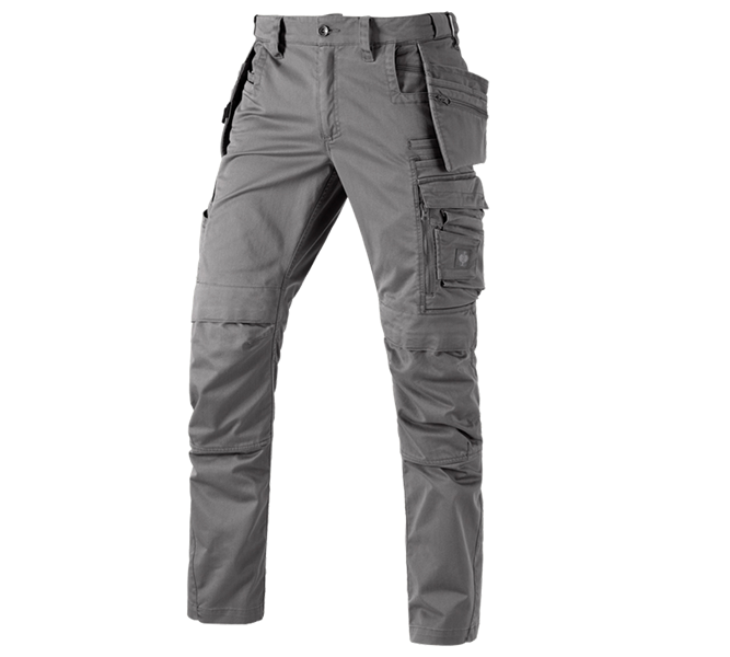 Hlavní náhled, Pracovní kalhoty, Kalhoty do pasu e.s.motion ten tool-pouch, granitová