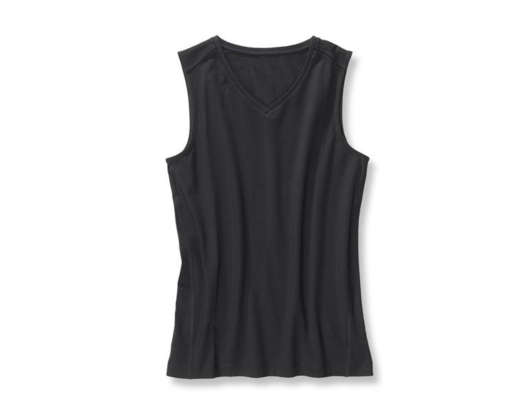 Hlavní náhled, Spodní prádlo | Termo oblečení, e.s. Atletické tričko cotton stretch, černá