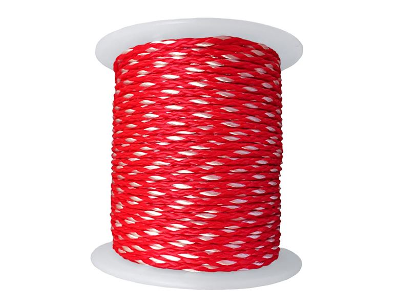 Hlavní náhled, Stavební příslušenství, Zednický provaz z polypropylenu, červená