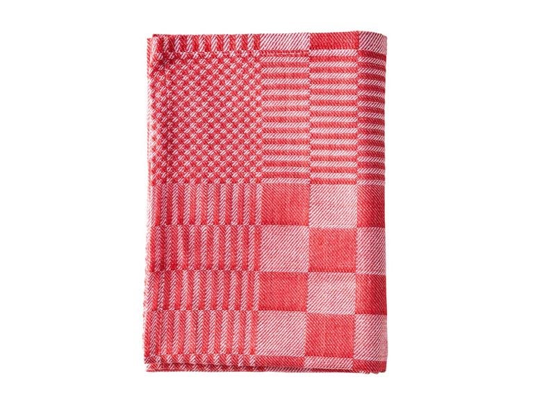 Hlavní náhled, Utěrky, e.s. Utěrky na nádobí solid, 3-kusy, červená