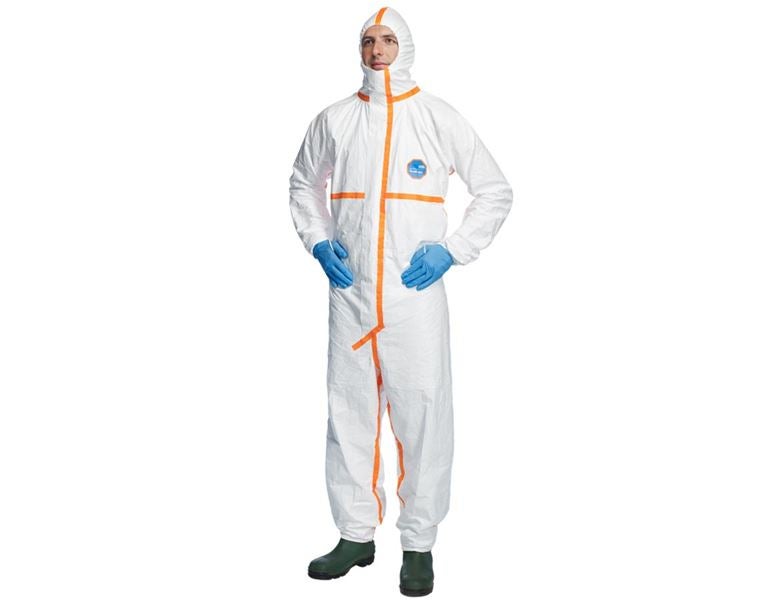 Hlavní náhled, Jednorázové oděvy, Jednorázový overal, vodotěsný, bílá