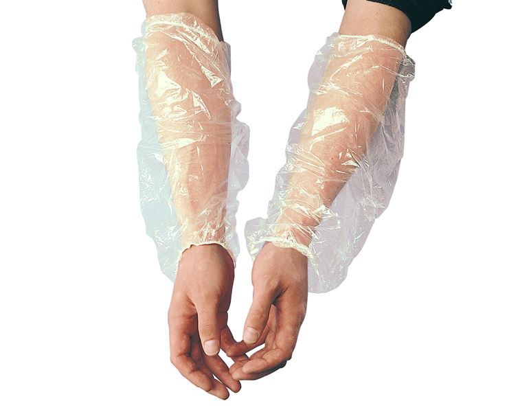 Hlavní náhled, Pracovní ochrana, Rukávové manžety z polyetylenu