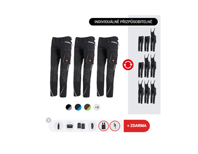 DÁMSKÁ SADA: 3x kalhoty e.s.motion 2020+2x bonusy