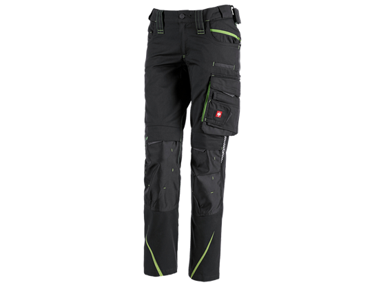 Hlavní náhled, Dámské kalhoty e.s.​motion 2020, černá/mořská zelená