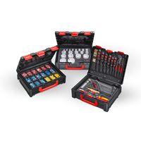 Náhled 3, STRAUSSbox 118 midi, černá/červená