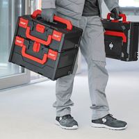 Náhled 3, STRAUSSbox 145 midi, černá/červená