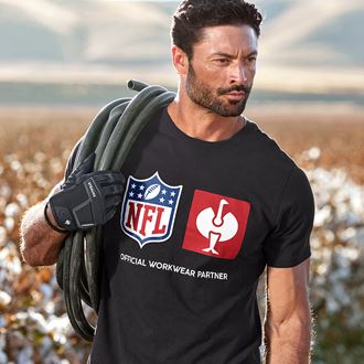 Náhled 3, NFL T-Shirt cotton, černá