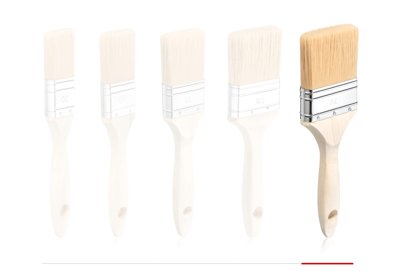 Štětce | válečky: Plochý štětec professional