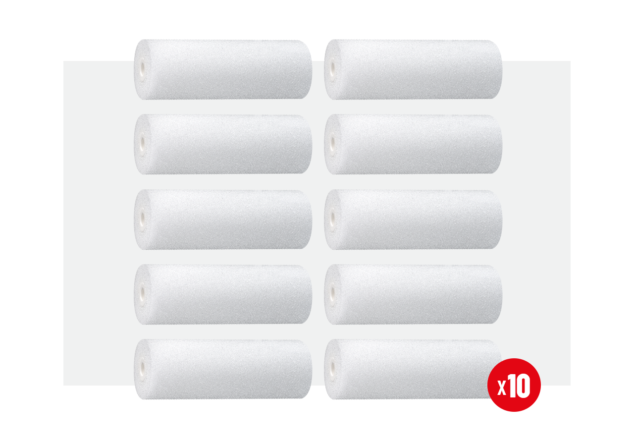 Nářadí: SADA: 10x10 Pěnových náhradních válečků