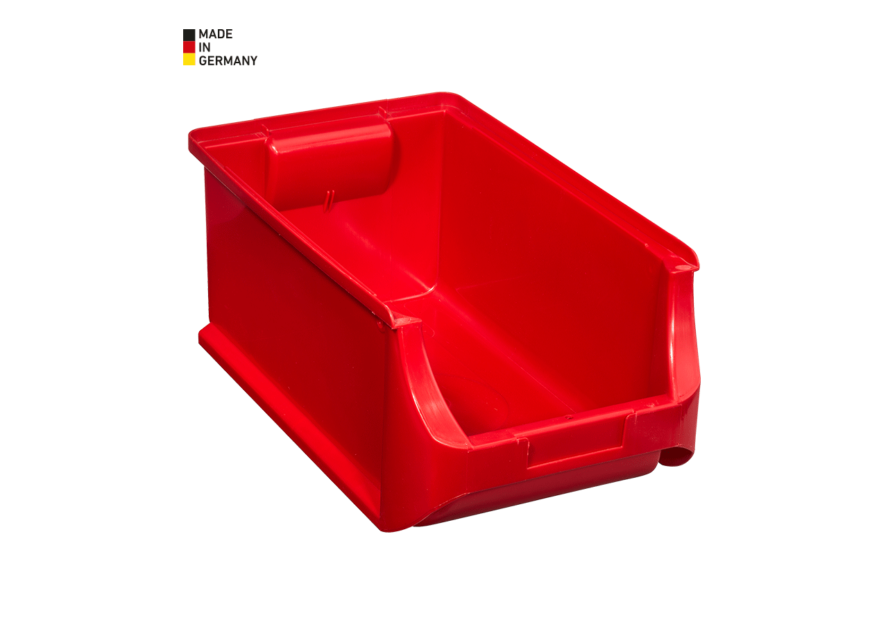 Třídění: Regálový zásobník 4 355x205x150mm + červená