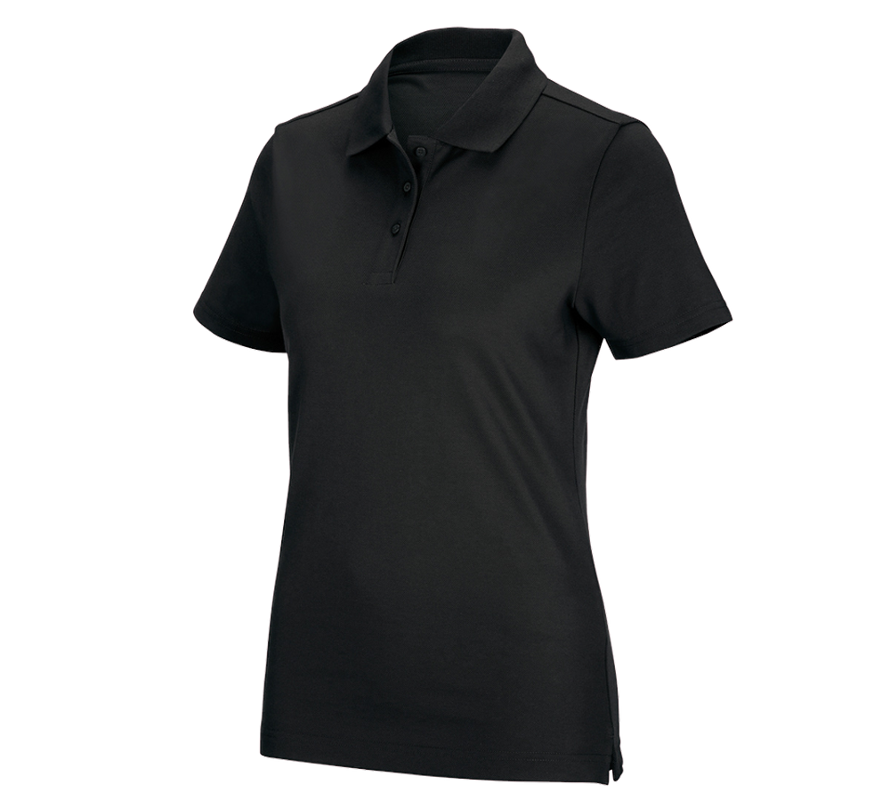 Témata: e.s. Funkční polo tričko poly cotton, dámské + černá