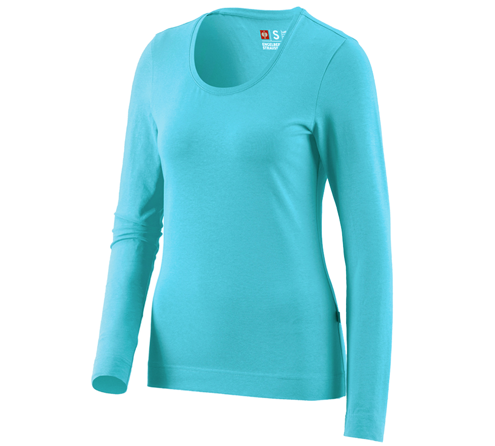 Témata: e.s. triko s dlouhým rukávem cotton stretch,dámské + modrá capri