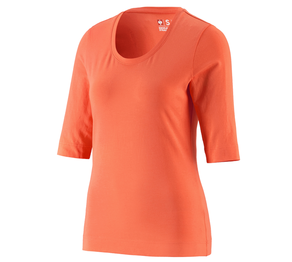 Trička | Svetry | Košile: e.s. Tričko s 3/4 rukávy cotton stretch, dámské + nektarinka