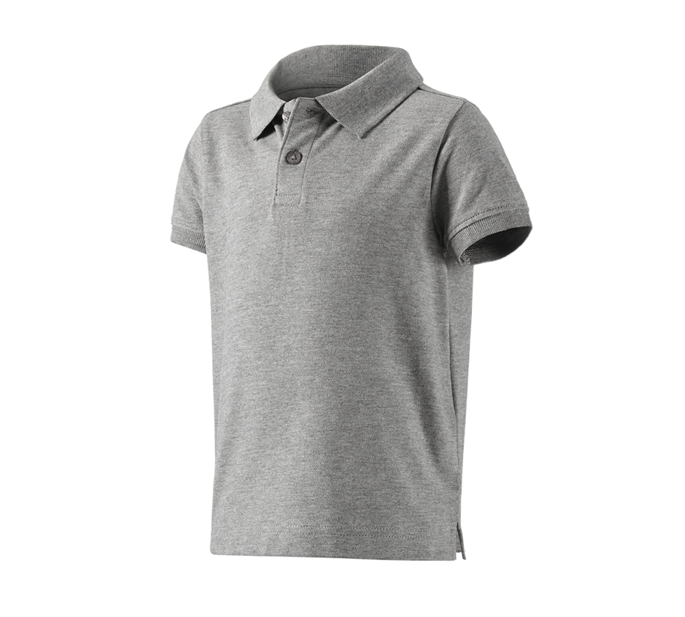 Témata: e.s. Polo-Tričko cotton stretch, dětská + šedý melír